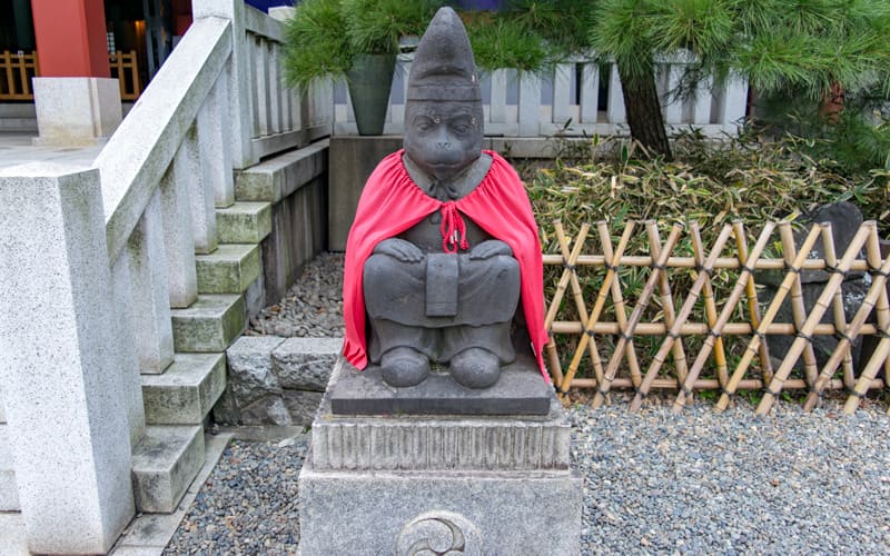 日枝神社の父猿