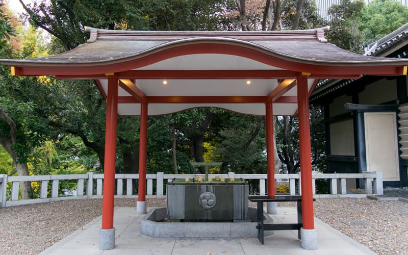日枝神社の手水舎