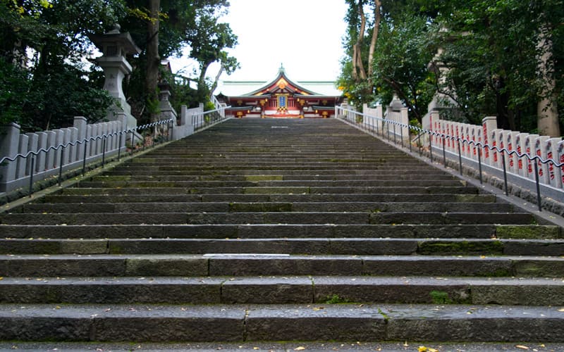 日枝神社の参道（階段）