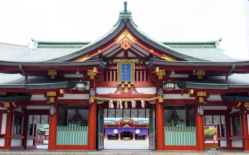 日枝神社の隋神門