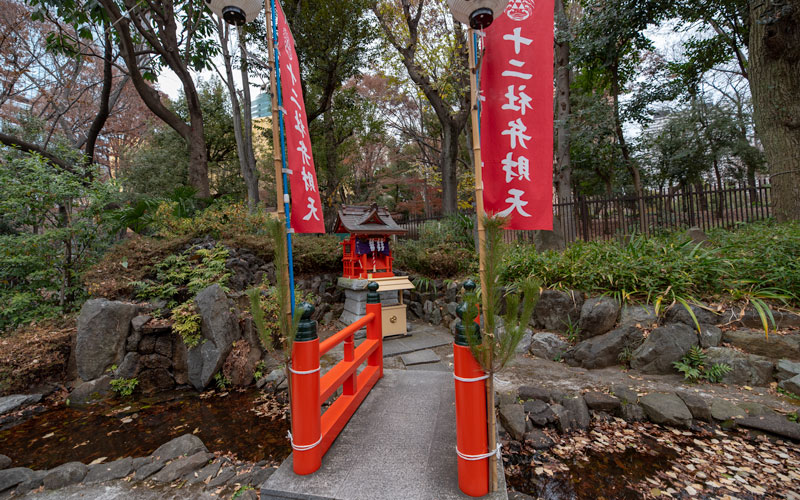 十二社熊野神社の十二社弁財天