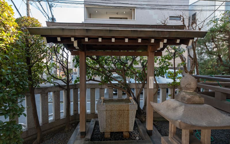 平田神社の手水舎