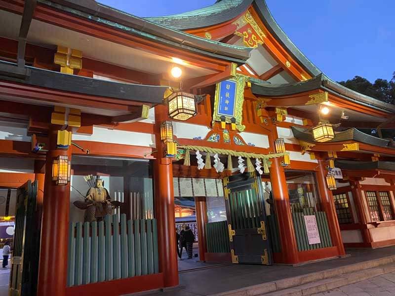 日枝神社　神門