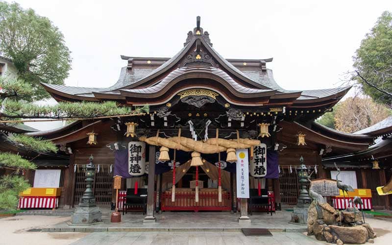 櫛田神社　拝殿