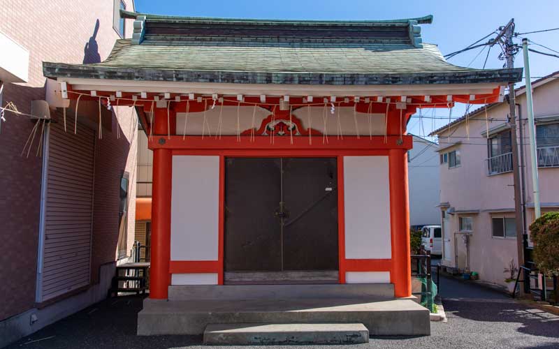妙法稲荷神社　拝殿